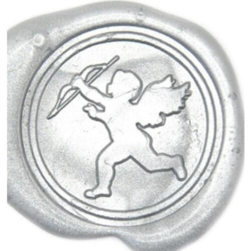 Cupid Wax Seal Sealing Stamp Vintage Custom Picture Logo Wedding Invitation Sticks Spoon Gift Box Set Kit