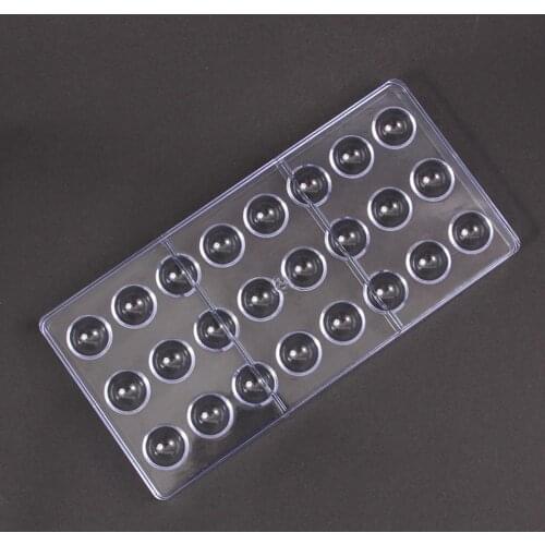 Plastic Molds Hemispherical Mold For Chocolate Pastry Baking Tools
