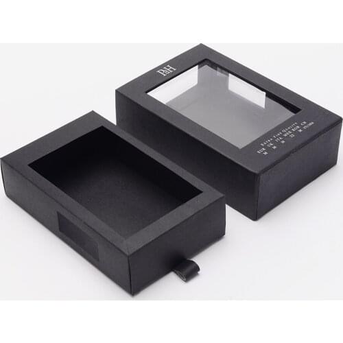 Custom Printing paper packaging box with clear window