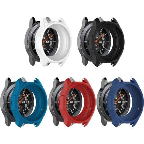 Silicone Soft Shell Protective Frame Case Cover Skin for samsung Watch 46mm Gear S3 Frontier