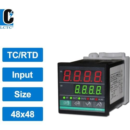 TC/RTD input CH102 48x48mm SSR/Relay/4-20mA/0-10V output RKC Industrial intelligent PID temperature controller
