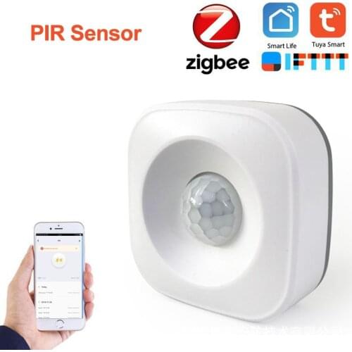 Tuya Zigbee PIR Body Motion Sensor Smart Home Remote Move Alarm Sensor Via Smart Life APP Need Work with Zigbee Gateway Hub