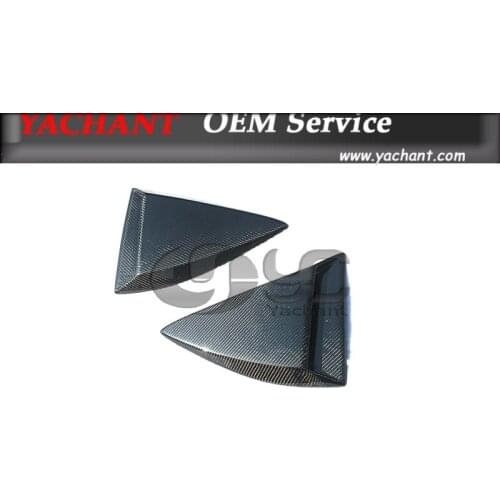 Carbon Fiber X Style Side Widnow Scoop Fit For 2010-2011 Chevrolet Camaro