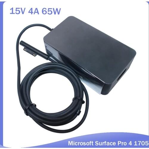 15V 4A 65W tablet pc charger 1706 for Microsoft Surface Pro 4 1724 Surface Book model 1705 laptop AC adapter with 5V usb port
