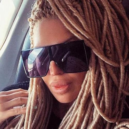 Fashion Sunglasses Women 2019 Stylish Square Designer Sun Glasses Rainbow Lens Óculos de Sol Feminino