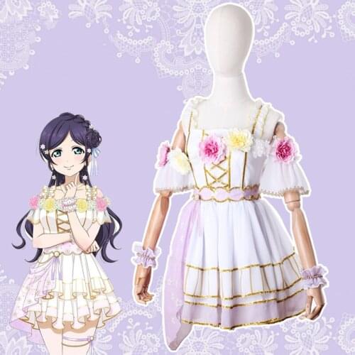 Anime Love Live μs Tojo Nozomi Goddess Awakening Uniform Party Dress Cosplay Costume Women Halloween Free Shipping 2021 New