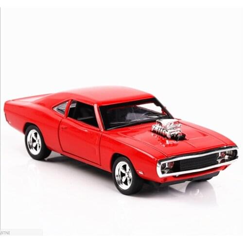 1: 32 Dodge Horse Muscle Car Model Car Model Alloy Toy Simulation Children Boy Birthday Present For New Year Red