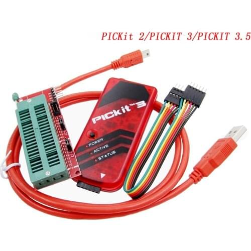 1set PICKIT3 Programmer + PIC ICD2 PICKit 2 PICKIT 3 PICKIT 3.5 Programming Adapter Universal Programmer Seat