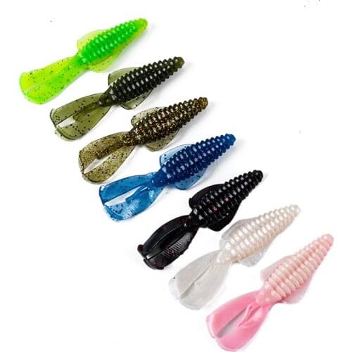 10pcs Spiral Fan Shape Special-shaped Baits All Water Baits Bionic Bait