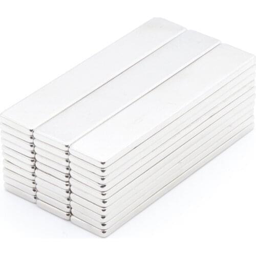10pcs 50x10x3mm N35 Rectangular Permanent Magnet Neodymium Magnets Super Rare Earth Magnets Magnet 50X10X3mm