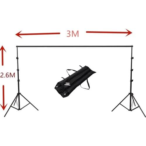 2.6M X 3M(8.5ft*10ft) Photography Photo Backdrops Background Support System Stands For Photo Video Studio With carry bag