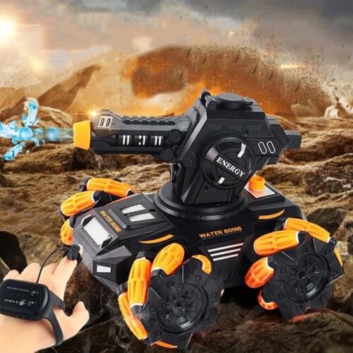 2021 New Mini Remote Control Shooting Tank Battle Tank Water Beads Boy Toy Gift
