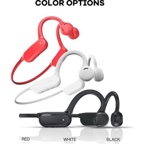 Wireless Bone Conduction Bluetooth Headset Smart Bluetooth 5.0 IPX4 Waterproof Outdoor Sports Headset With Hands-free Microphone