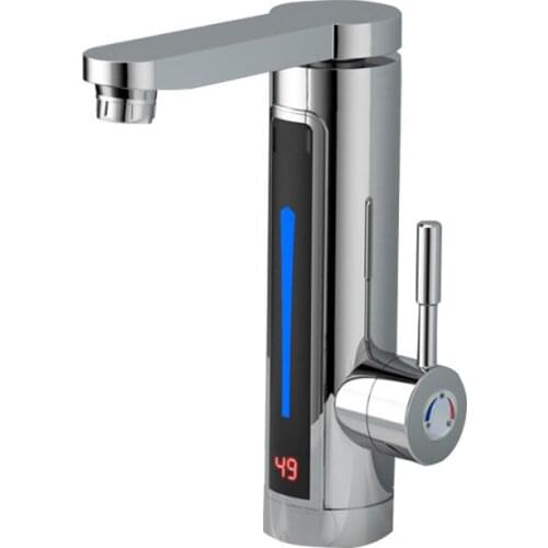 Household Electric Instant Heating Faucet Hot Cold Dual-use Tankless Water Quickly Heating Tap Water Heater LED display