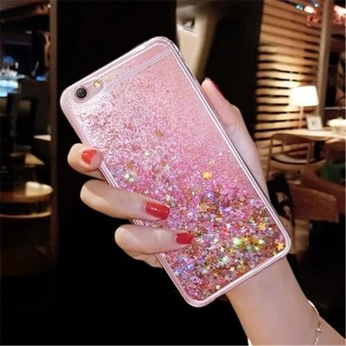 For Huawei P20 Case Love Heart Dynamic Bling Glitter Star Quicksand Soft TPU Back Cover For P20 Pro Case P20 Lite