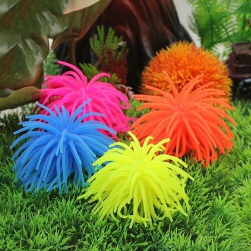 Dia. 7cm Colorful Aquarium Decoration Mini Submarine Ornament Underwater Landscape Pet Decor Artificial Coral Plant Fish Tank