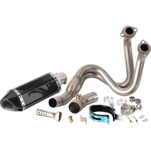 For Kawasaki ER6N ER6F 2012 to 2016 Ninja 650 ER6N ER6F Escape Slip-on Motorcycle Exhaust Pipe Muffler With Link Pipe