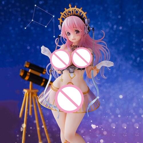 25cm Anime Super Sonico Action Figure Libra Ver. 1/7 Traits Hardware Sexy Girls PVC Collection Model Dolls Toys for Boys Gifts