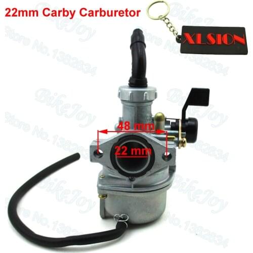22mm PZ22 Carburetor Carb Carby Left Choke for XR50 CRF50 XR70 CRF70 KLX110 70cc 110cc Pit Dirt Bike ATV Quad Go Kart Motorcycle