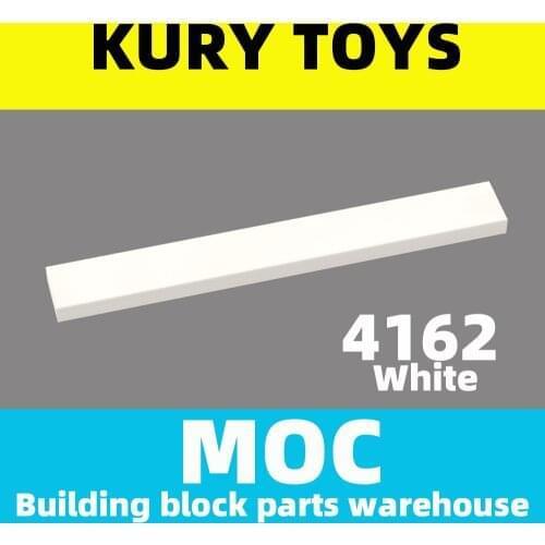 Kury Toys DIY MOC For 4162 100pcs Building block parts For Tile 1 x 8 For toy brick