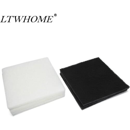 LTWHOME Value Pack of Polyester and Carbon Filter Pads Fit for Danner 12202 Pondmaster PM 1000 and PM 2000