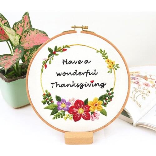 Diy Material Handwork Embroidery Embroideries Needle Arts And Crafts Package Handmade DIY Gifts Christmas Series
