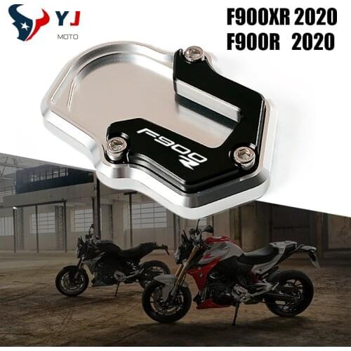 New Kickstand Side Stand Extension Enlarger Pad Foot Support Plate For BMW F900XR F900R F900 R XR 2020 Motorcycle Accessories