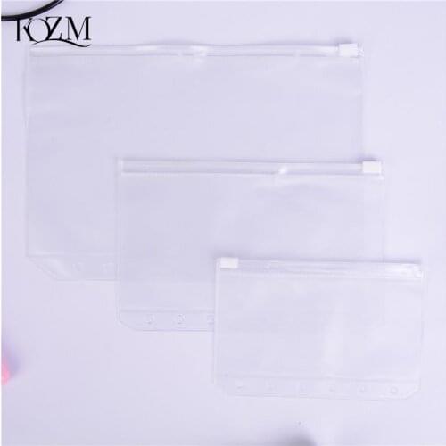1PC A5/A6/A7 Transparent Storage Bag School Office Supplies File Holder Clear Bag Document Organization