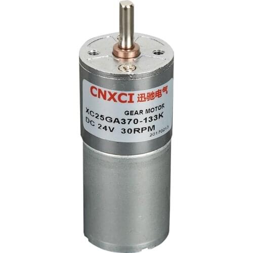 25GA370, 12V24V 5-90RPM gear motor, robot, speed regulation, gear reduction motor