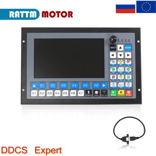 【RU/ EU】4 Axis DDCS Expert Standalone Motion CNC Controller off-line for CNC Router Engraving Machine