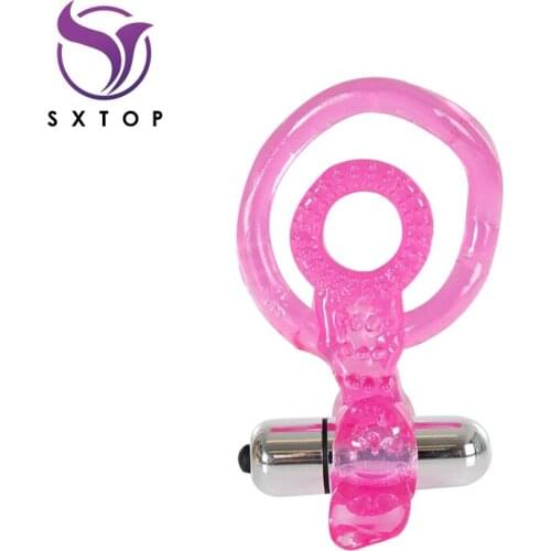 Semen Lock Ring Intense Clit Stimulation Tongue Vibator Sex Fidget Toys For Men Couple Adult Delay Ejaculation Male Masturbator