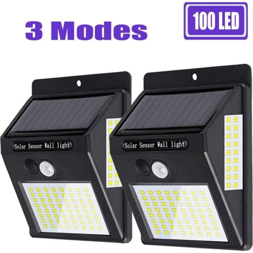 1-4pcs luz Solar Light 3 side scope Outdoor Solar Lamp PIR Motion Sensor Wall Light Waterproof Solar Powered Sunlight for Garden