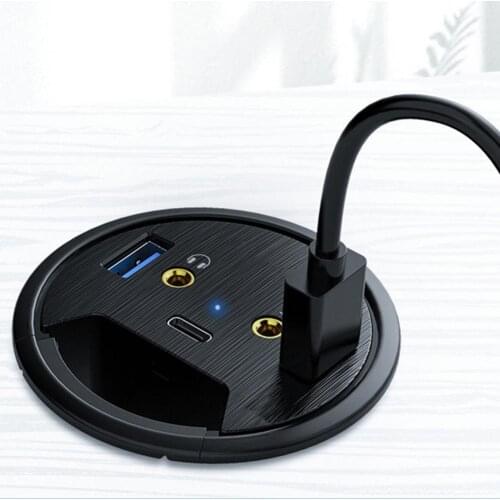 USB Hub Grommet Instant Response USB3.0 5Gbps Transmission USB Power Adapter for PC