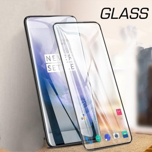 Tempered Glass For OnePlus 8T 7 T 7T 6 6T 5 5T Nord N10 Screen Protector For One Plus 8T 7 7T 6 6T 3T Black Edge Full Cover Film