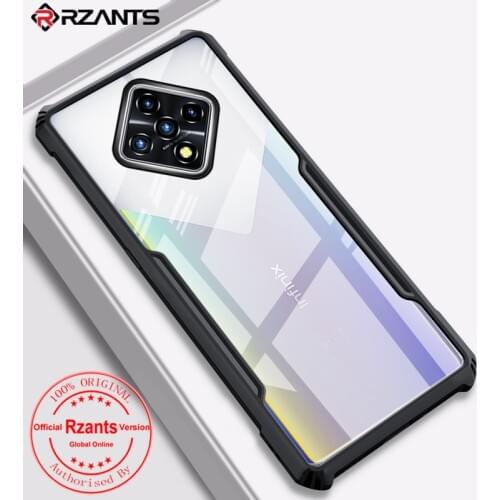 Rzants For Infinix Zero 8 Case Hard [Blade] Shockproof Slim Crystal Clear Cover funda Casing