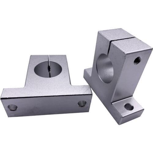 10pcs/lot free shipping SK8 SK10 SK12 SK13 linear bearing rail shaft support XYZ Table CNC Router 3D printer Part linear bearing