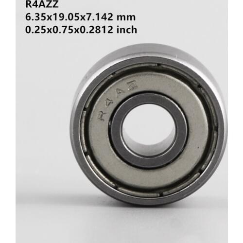 500pcs/lot R4AZZ Bearing 1/4"x3/4"x9/32" inch Miniature R4A ZZ Ball Bearings For RC Model Parts
