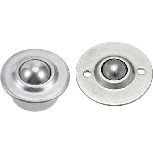 8PCS Ball Transfer Bearing Casters Base Conveyor Roller Ball with 12Pcs CY-16B 5/8-Inch Bearing Steel Roller Ball