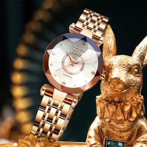 SHENGKE SK Women Watch Top Brand Luxury 2020 Rose Gold Women Bracelet Watch For Ladies Wrist Watch Montre Femme Relogio Feminino
