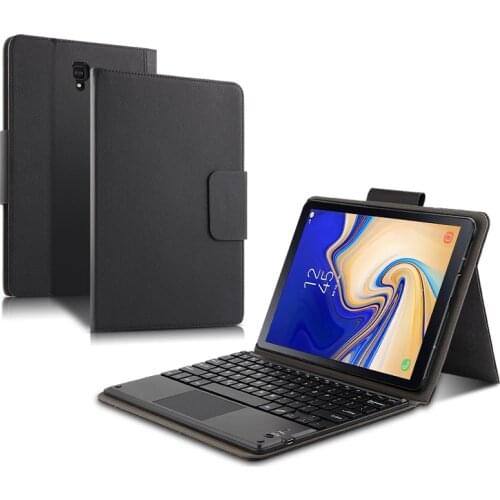 Case For Samsung Galaxy Tab S4 10.5 SM-T830 T835 T837 Bluetooth keyboard Protective Cover PU Leather Tab S4 10.5" Tablet PC Case