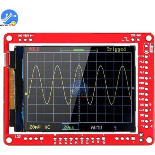 Mini Digital Oscilloscope Full assembled Upgrade without Case