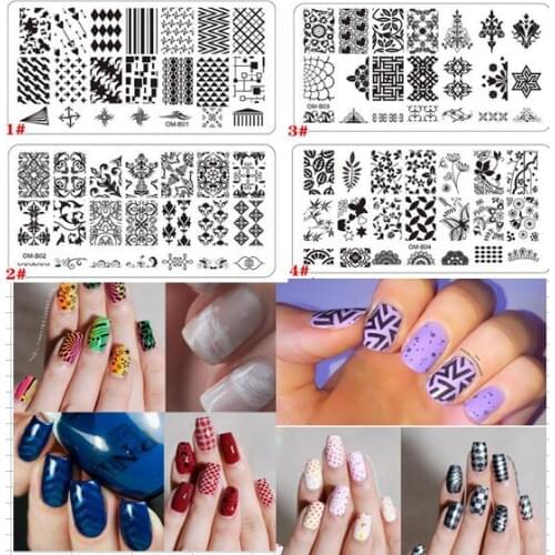 DHL shipping 20 designs Nail Art Stamp Template Manicure Nail Tools Nail Stamping Plates