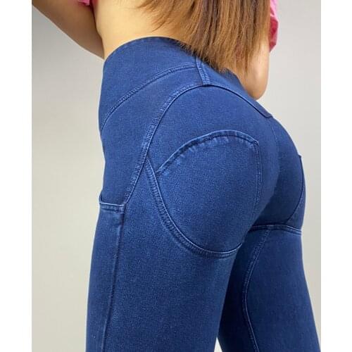 Melody Womens Jeans Stretch High Waist Stylish Stretch Waist Stretchable Skinny Butt Lift Jeans for Girls