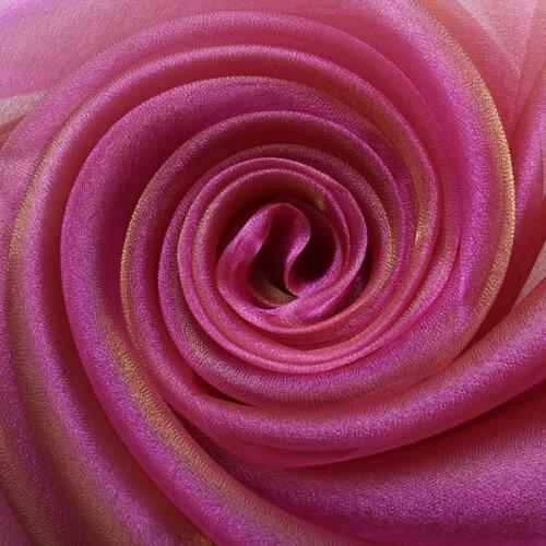 Gauze Organza Magic Color Cloth Fancy Yarn Decorative Dress Wedding Gown Hand Craft Mesh Transparent DIY Accessory