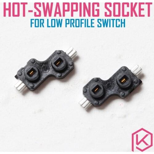 Kailh hot swapping pcb sockets for choc kailh low profile switches for xd75 series smd socket 1pcs