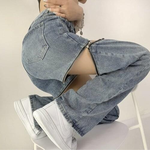 LANJING Women's Straight Jeans