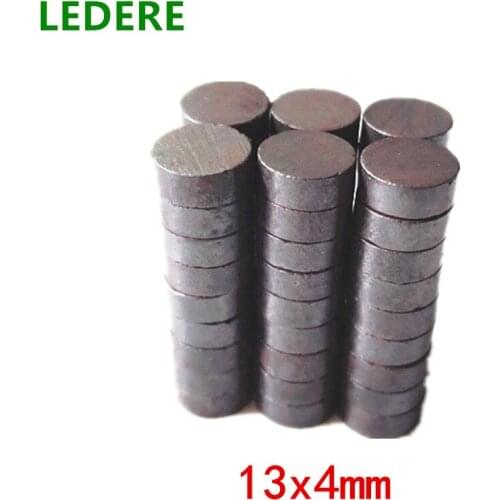 10-100pc/lot Disk Ferrite Magnet 13x4 mm magnet fridge ferrite magnet ring ferrite magnet for speakers magnet black 12*4 mm mini