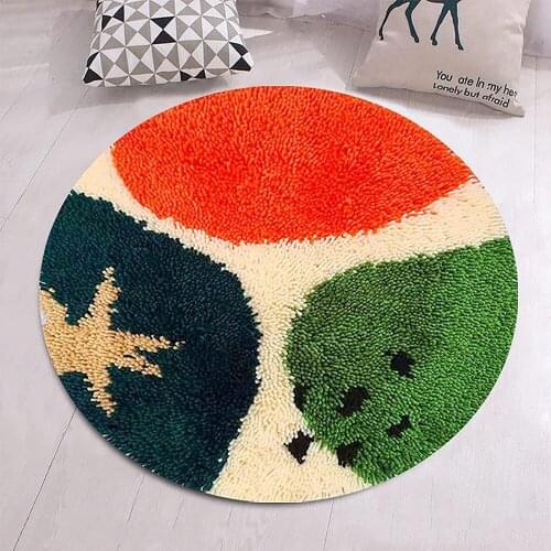 Embroidery kit with Pre-Printed Pattern Latch hook rug kits Carpet embroidery Foamiran for needlework Stitching pattern Tapestry