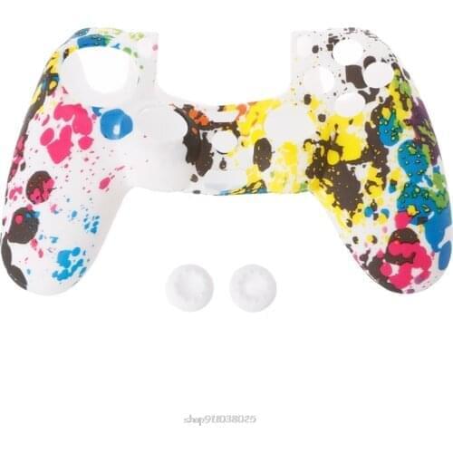 Anti-Slip Multicolor Silicone Guards Cover 2 Joystick For 4 PS4 Controller D03 20 Dropship
