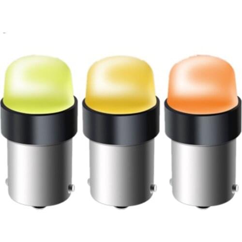 Newest S25 1156 BA15S P21W LED Car Light Silica Lens Cob Turn Signal lamp High Bright Auto Motor Reverse Lamp Bulb White 6000K